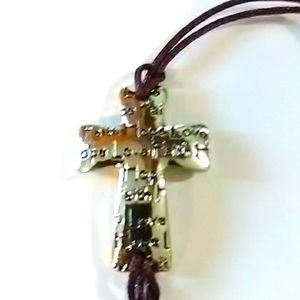 New Gold Plated Cross Bracelet